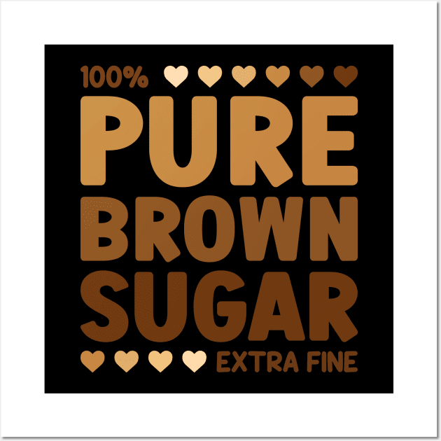 Pure Brown Sugar Extra Fine Wall Art by Atelier Djeka